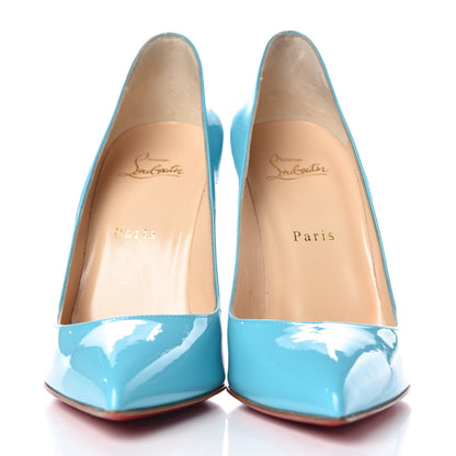 Christian Louboutin Patent Pigalle Follies 100 Pumps 39.5 Pacific 3 of 8