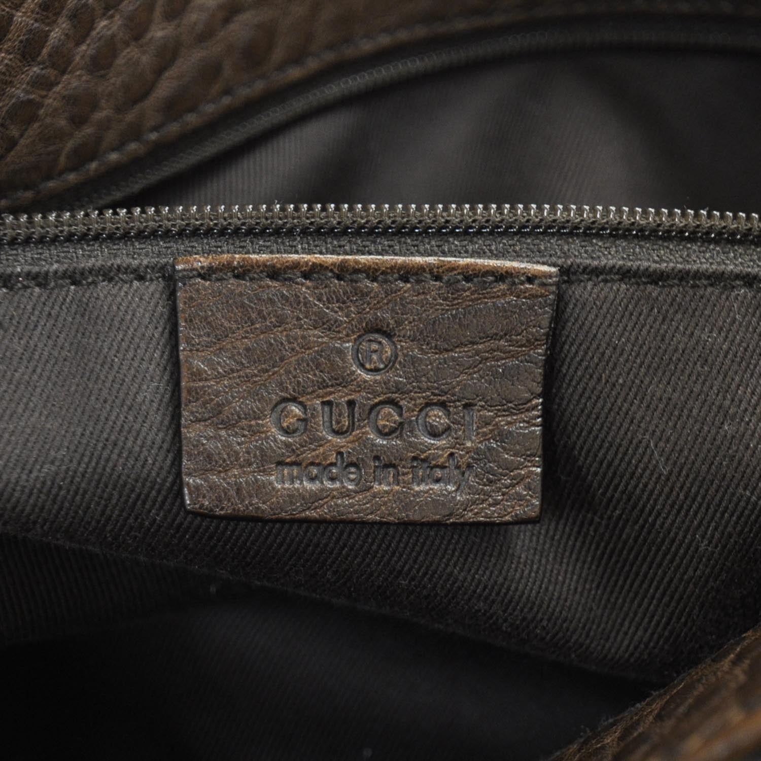 Gucci Canvas Monogram Large Bag 7 of 11