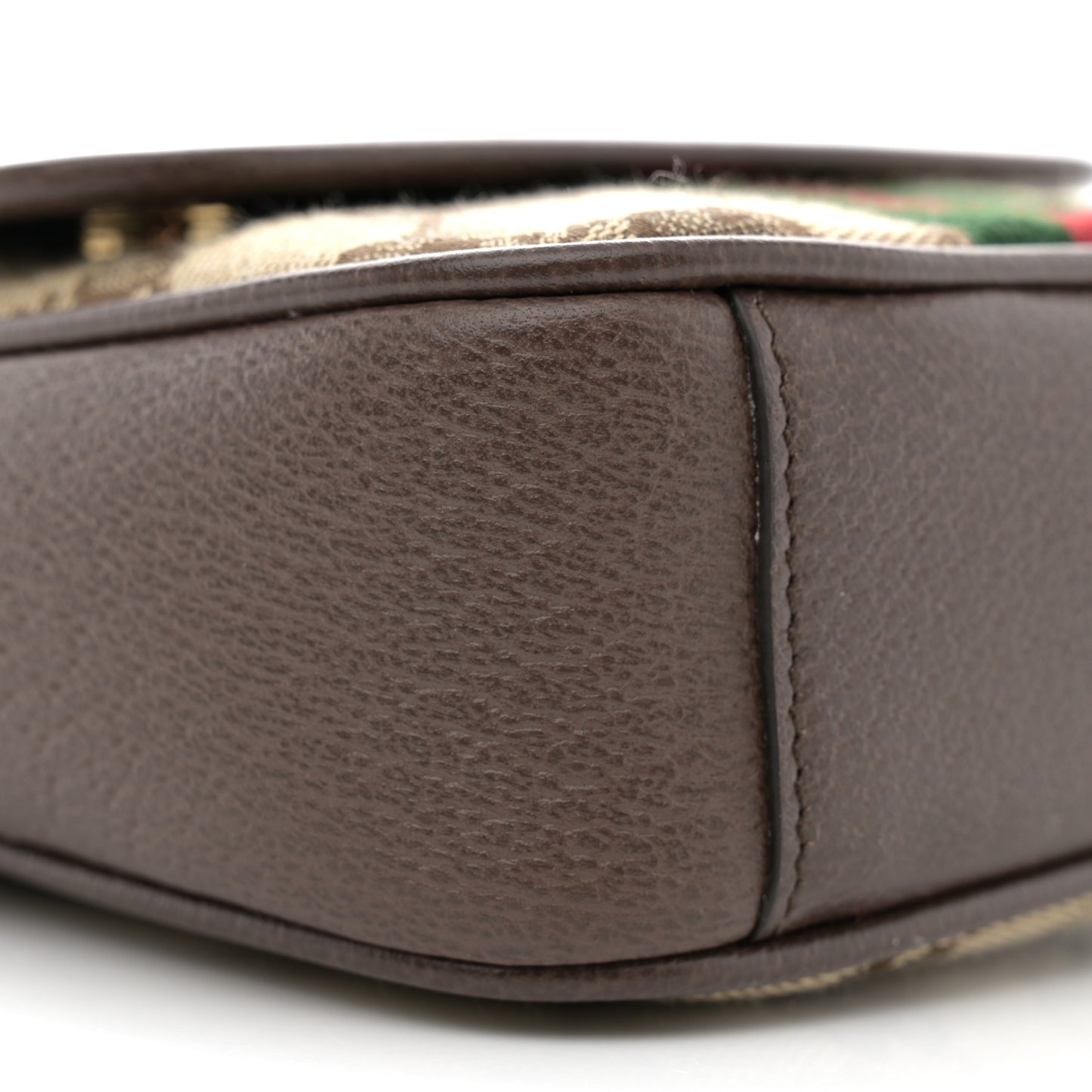 X PALACE GG P Canvas Monogram Web Flap Messenger Brown