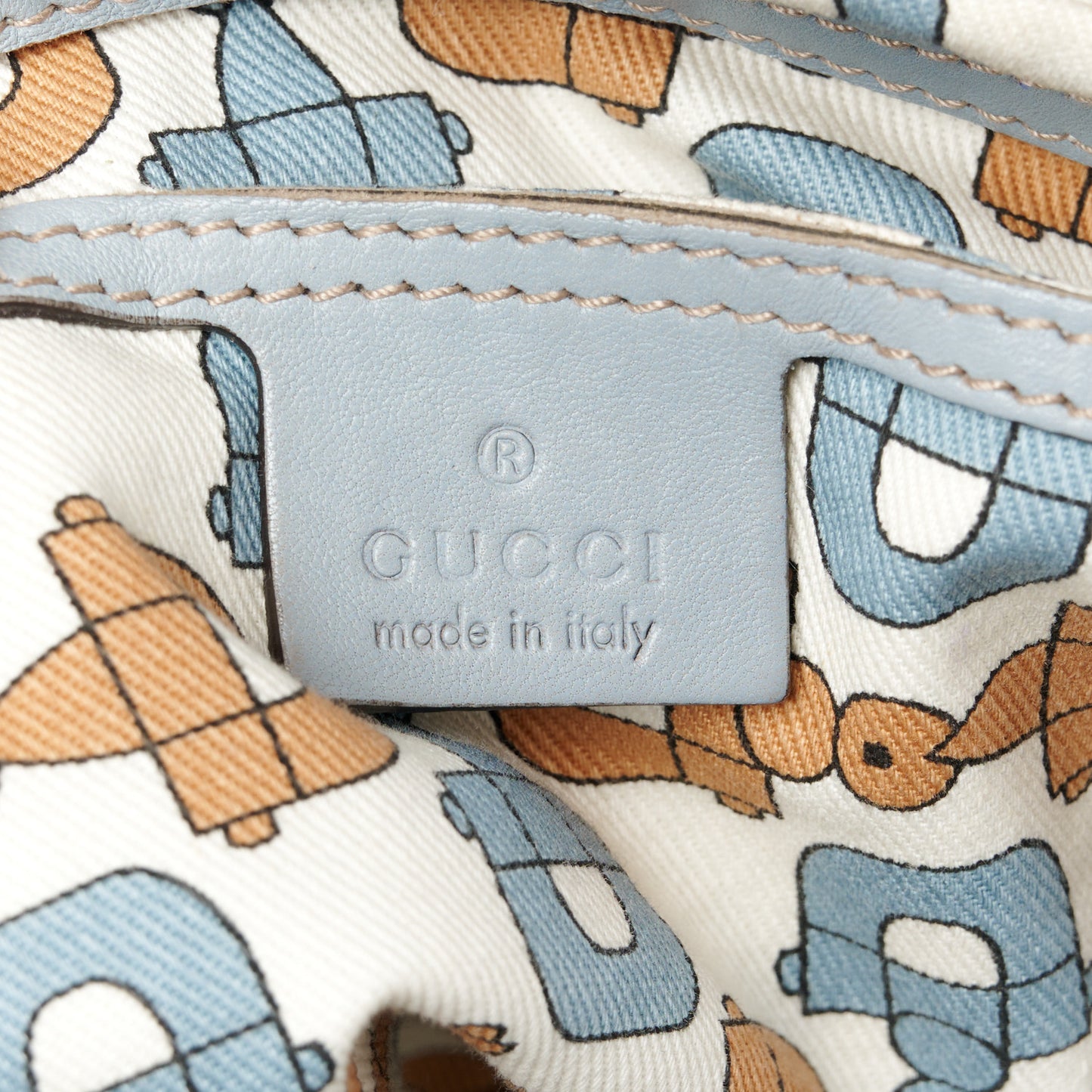 Guccissima Medium Joy Boston Light Blue