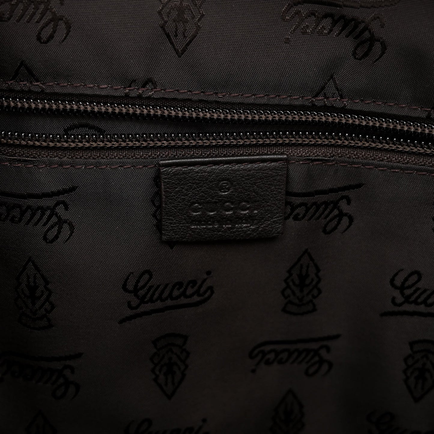 Guccissima Signature Briefcase Black