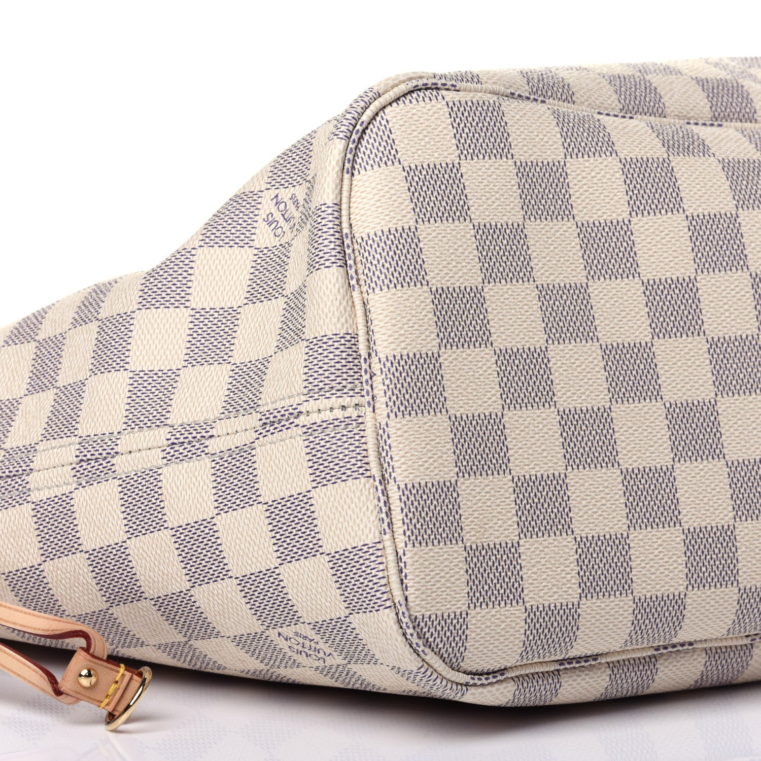 Louis Vuitton Damier Azur Neo Neverfull MM Rose Ballerine 9 of 12