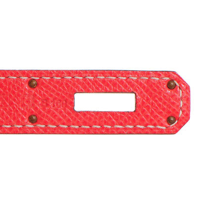 Hermes Epsom Candy Birkin 30 Rose Jaipur Gold 19 of 27