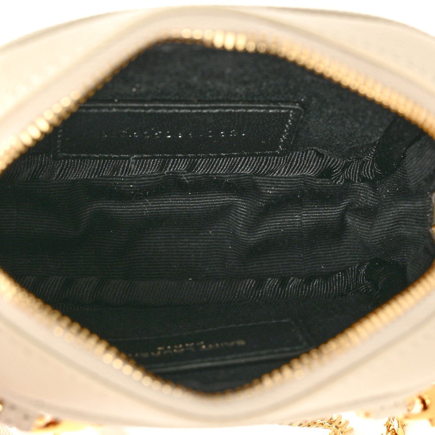 Saint Laurent Grain De Poudre Matelasse Monogram Baby Lou Camera Bag Crema Soft 4 of 9