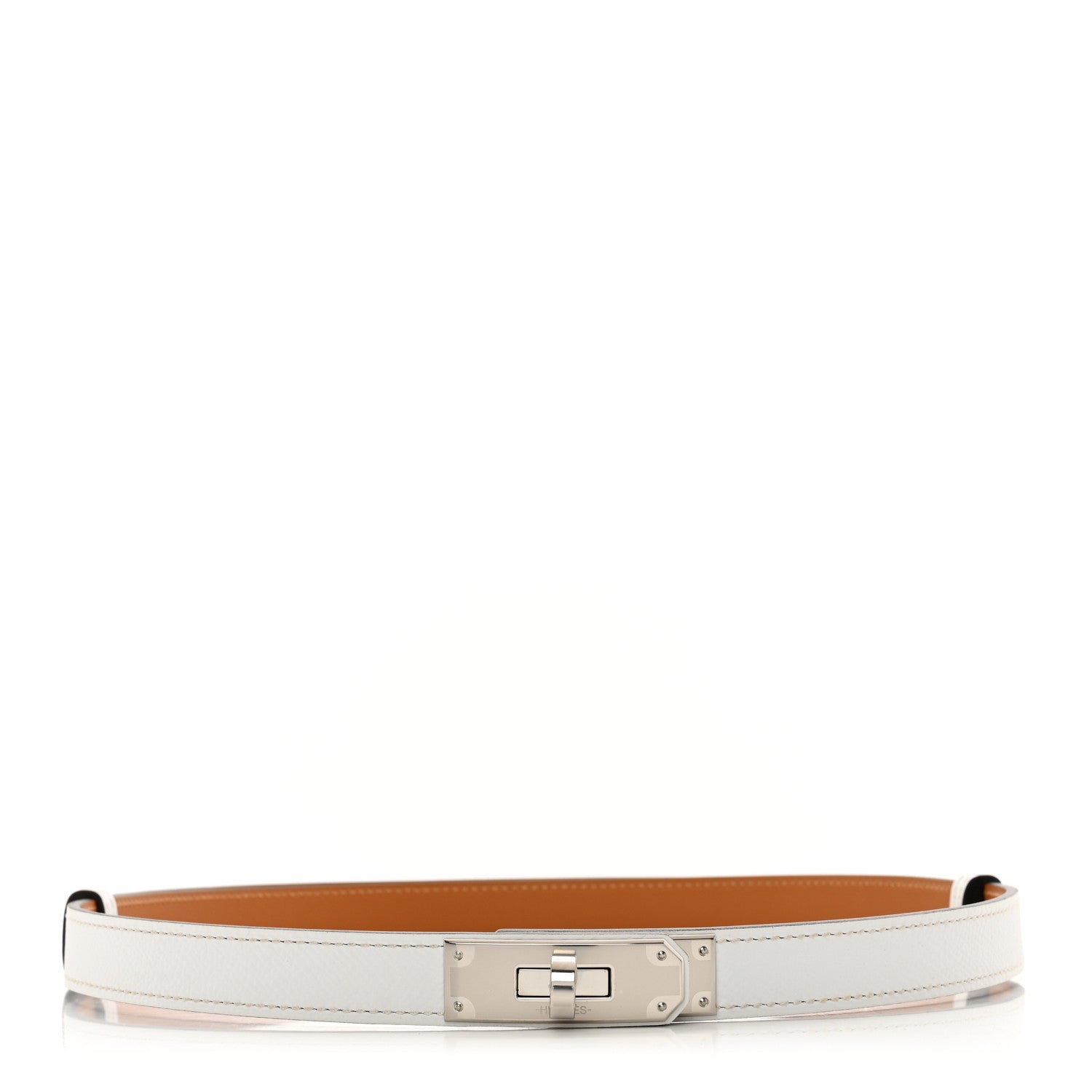 Hermes Epsom Kelly Belt White 1 of 5