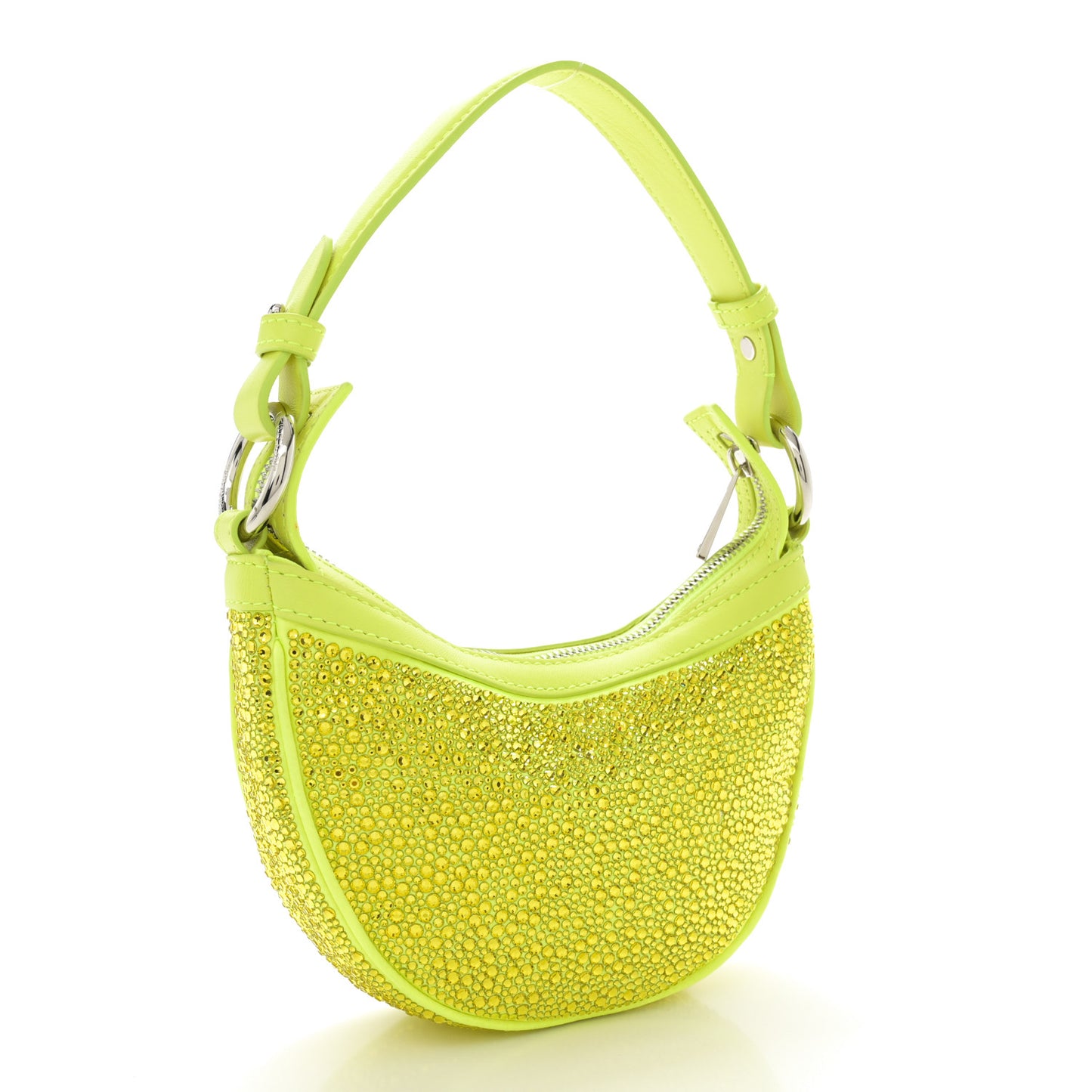 Crystal La Medusa Mini Repeat Hobo Tropical Yellow