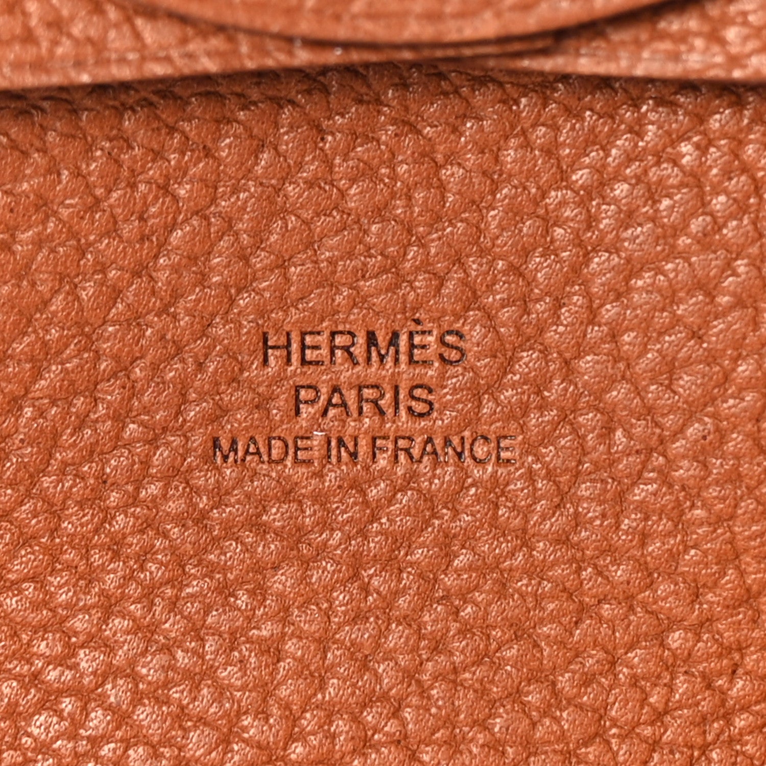 Hermes Barenia Faubourg Bastia Coin Purse Fauve 6 of 7