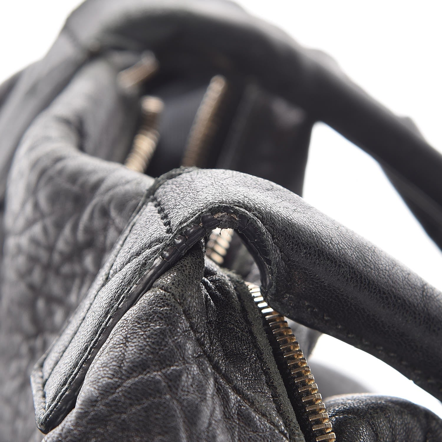 Saint Laurent Pebbled Lambskin Medium Easy Sac Black 12 of 21