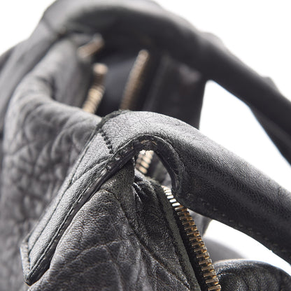 Saint Laurent Pebbled Lambskin Medium Easy Sac Black 12 of 21