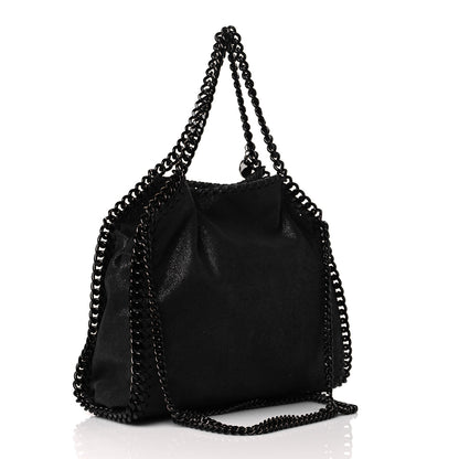 Stella McCartney Shaggy Deer Falabella Mini Crossbody Bag Black 2 of 9