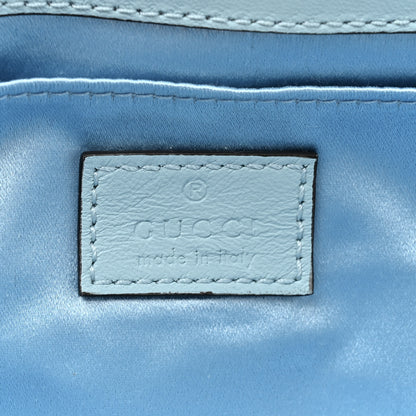 Gucci Nappa Vertical Matelasse Medium Maxi Horsebit Chain Shoulder Bag Crystal Snow 6 of 12