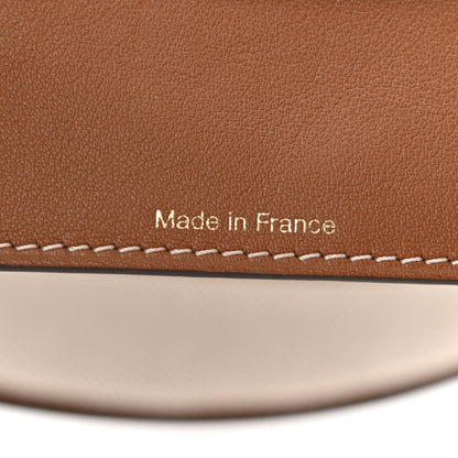 Delvaux Linen Canvas Supple Calfskin Mini Pin Daily Surpique Bucket Naturel 7 of 10