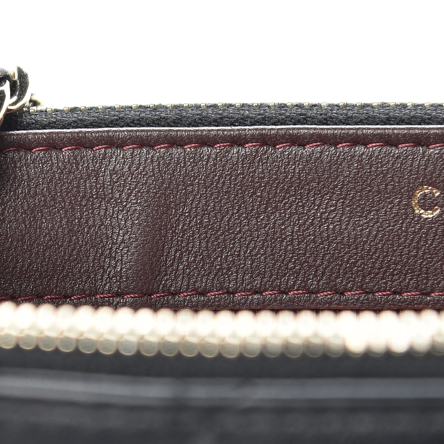 Lambskin Quilted Small Clutch With Chain Black