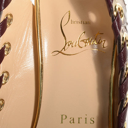 Christian Louboutin Snakeskin Ostri 100 Slingback Pumps 38.5 Natural 7 of 7