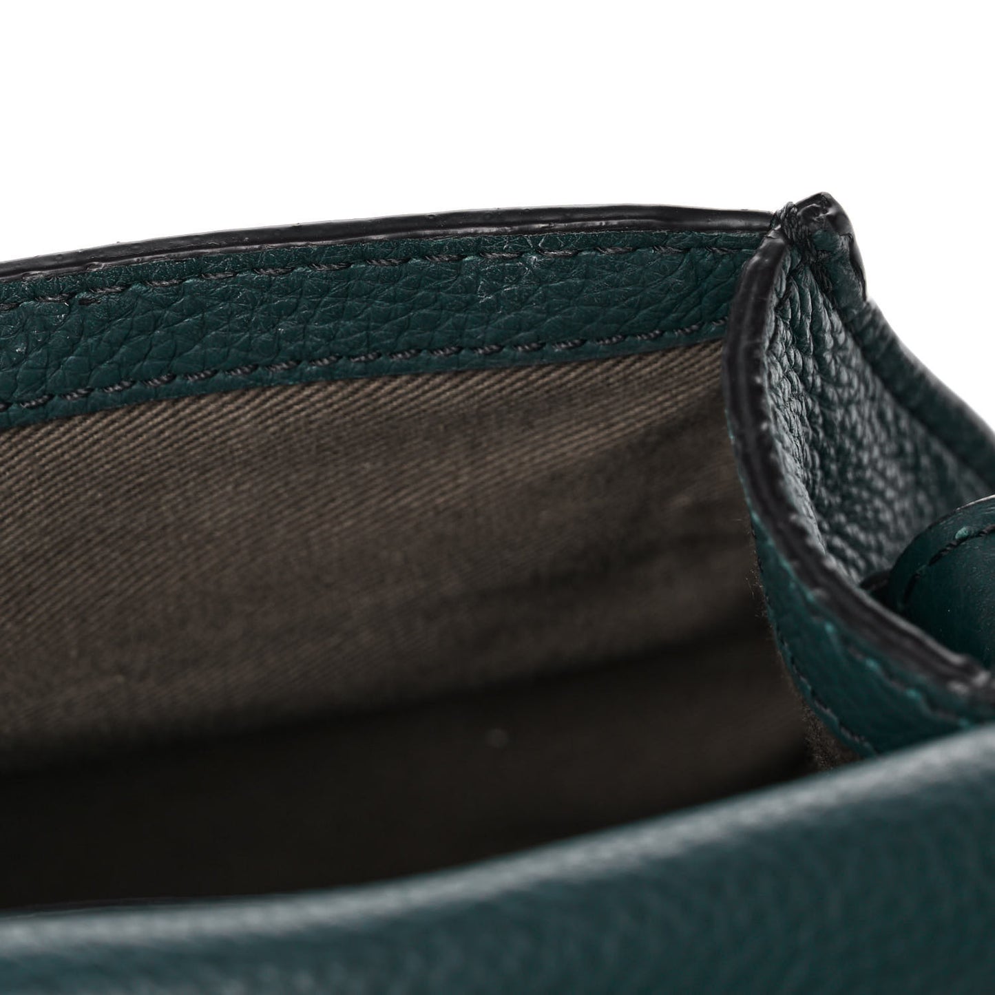 Calfskin Mini Marcie Round Crossbody Bag Teal