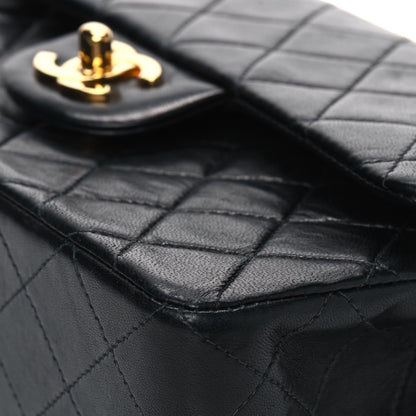 Chanel Lambskin Quilted Small Double Flap Black 6 of 8
