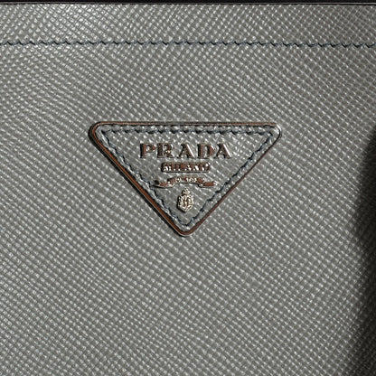 Prada Saffiano Cuir Medium Double Handle Tote Marmo 6 of 9