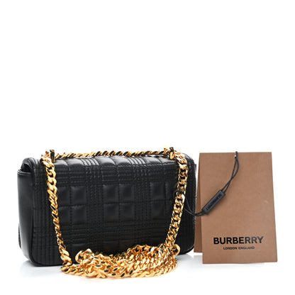 Burberry Grainy Calfskin Quilted Mini Lola Bag Black 3 of 9