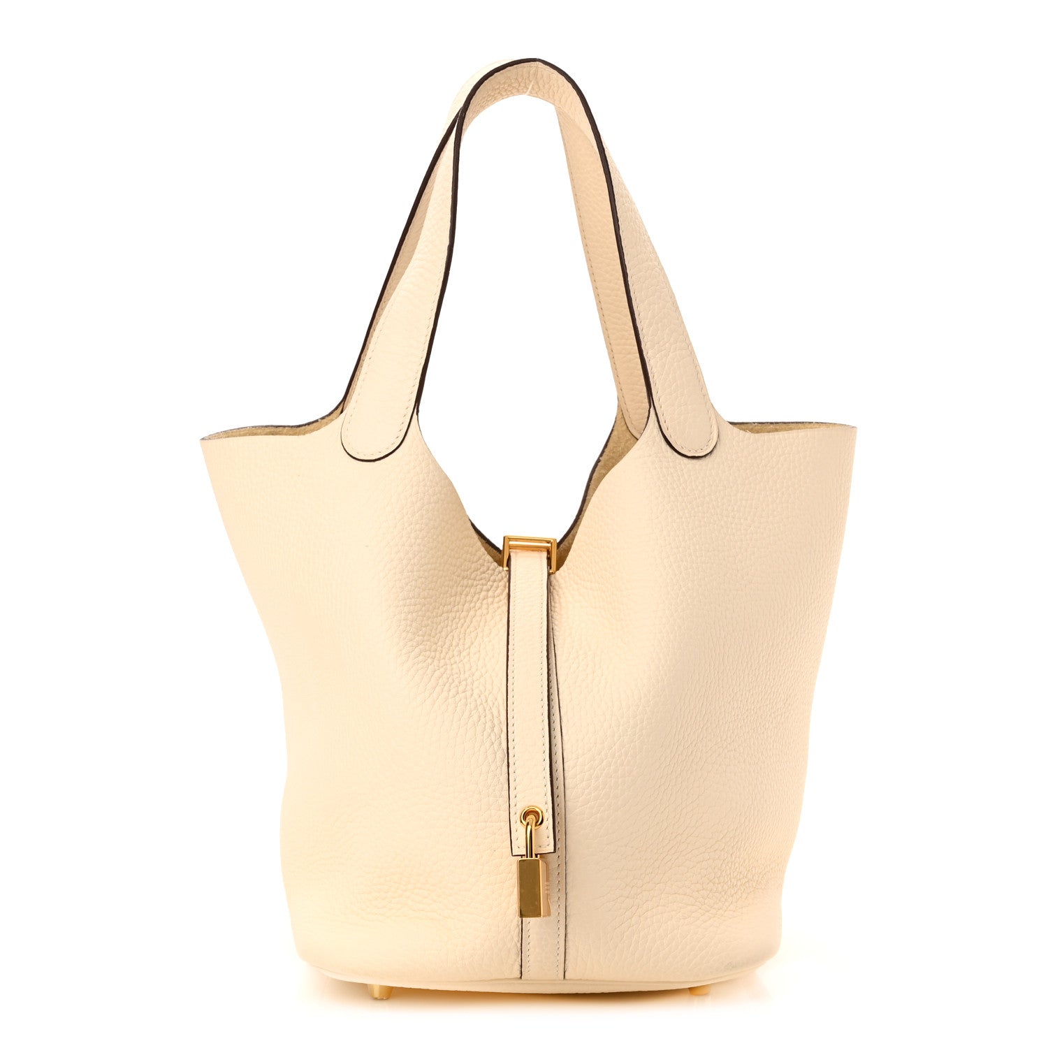 Hermes Taurillon Clemence Picotin Lock 22 MM Nata 1 of 13