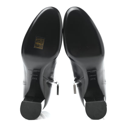 Saint Laurent Nappa Vendome Loulou Ankle Zip Boots 39.5 Black 5 of 9