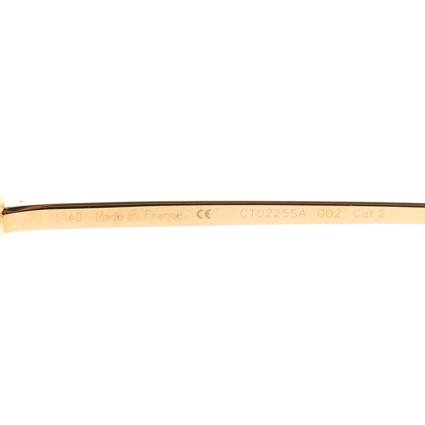 Metal Trinity Sunglasses CT0225SA Gold Silver