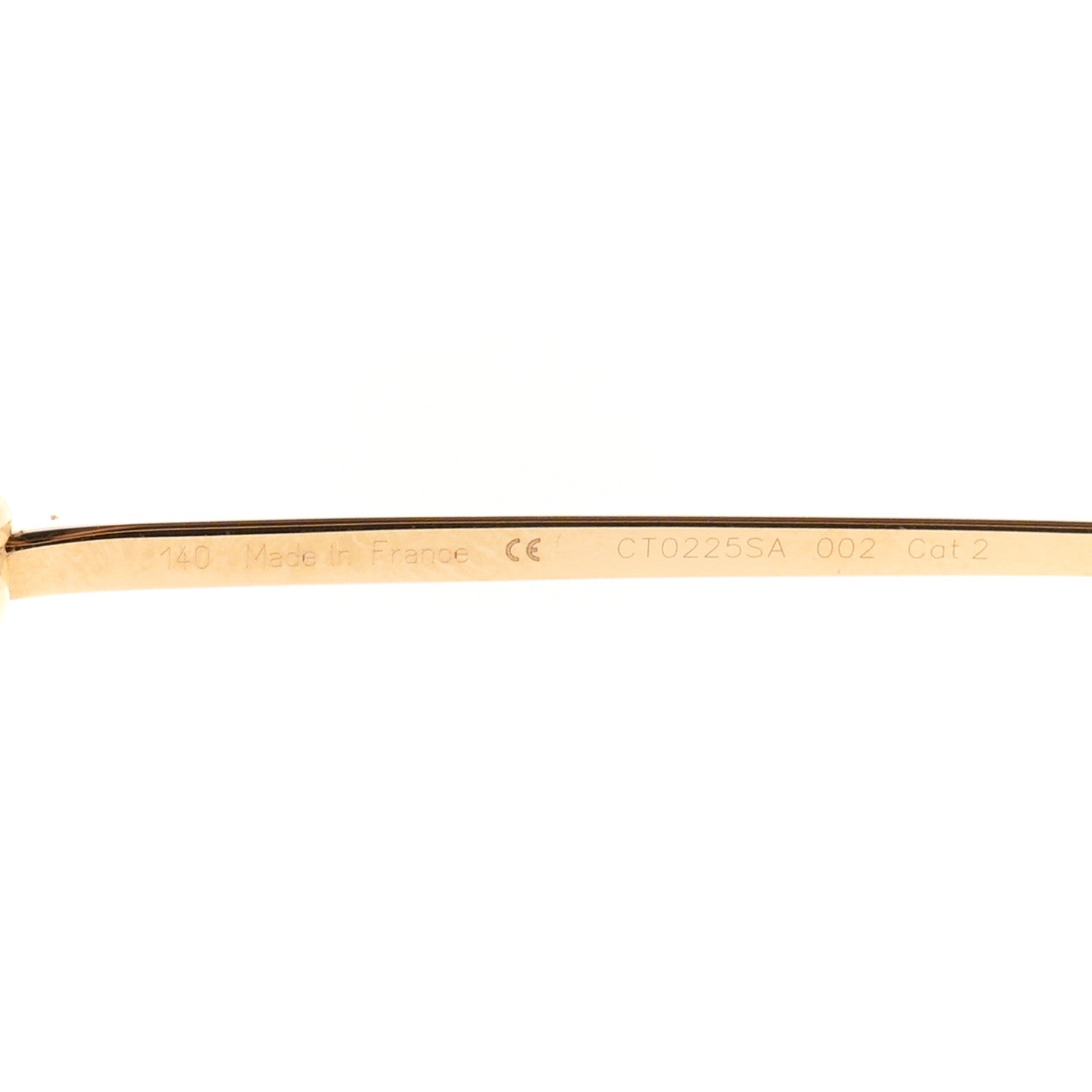 Cartier Metal Trinity Sunglasses CT0225SA Gold Silver 5 of 8