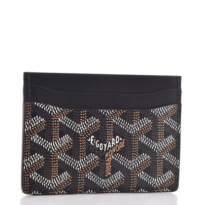 Goyard Goyardine Saint Sulpice Card Holder Black 3 of 8