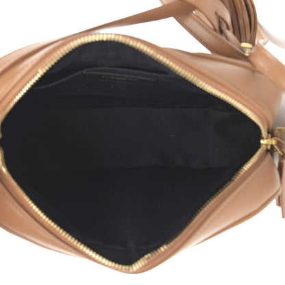 Saint Laurent Suede Matelasse Monogram Lou Camera Bag Cinnamon 5 of 10