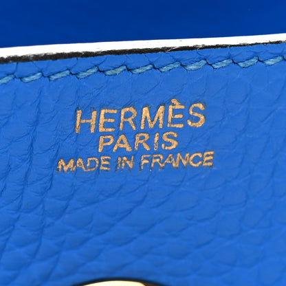 Hermes Taurillon Clemence Lindy 30 Bleu Hydra 6 of 10