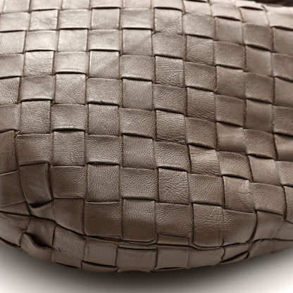 Bottega Veneta Nappa Intrecciato Teen Jodie Hobo Dark Taupe 9 of 9