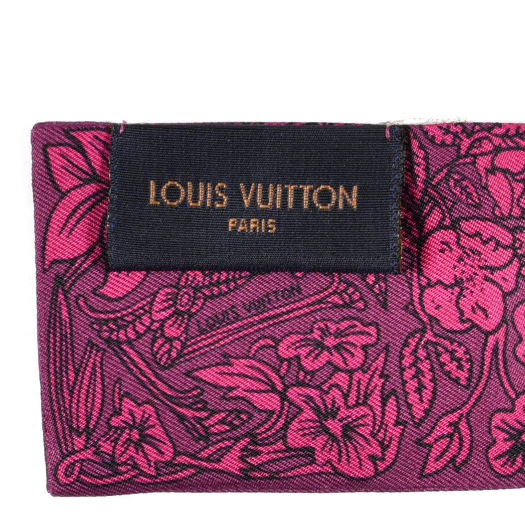 Louis Vuitton Silk Jeu De Louis BB Bandeau Magenta 3 of 3