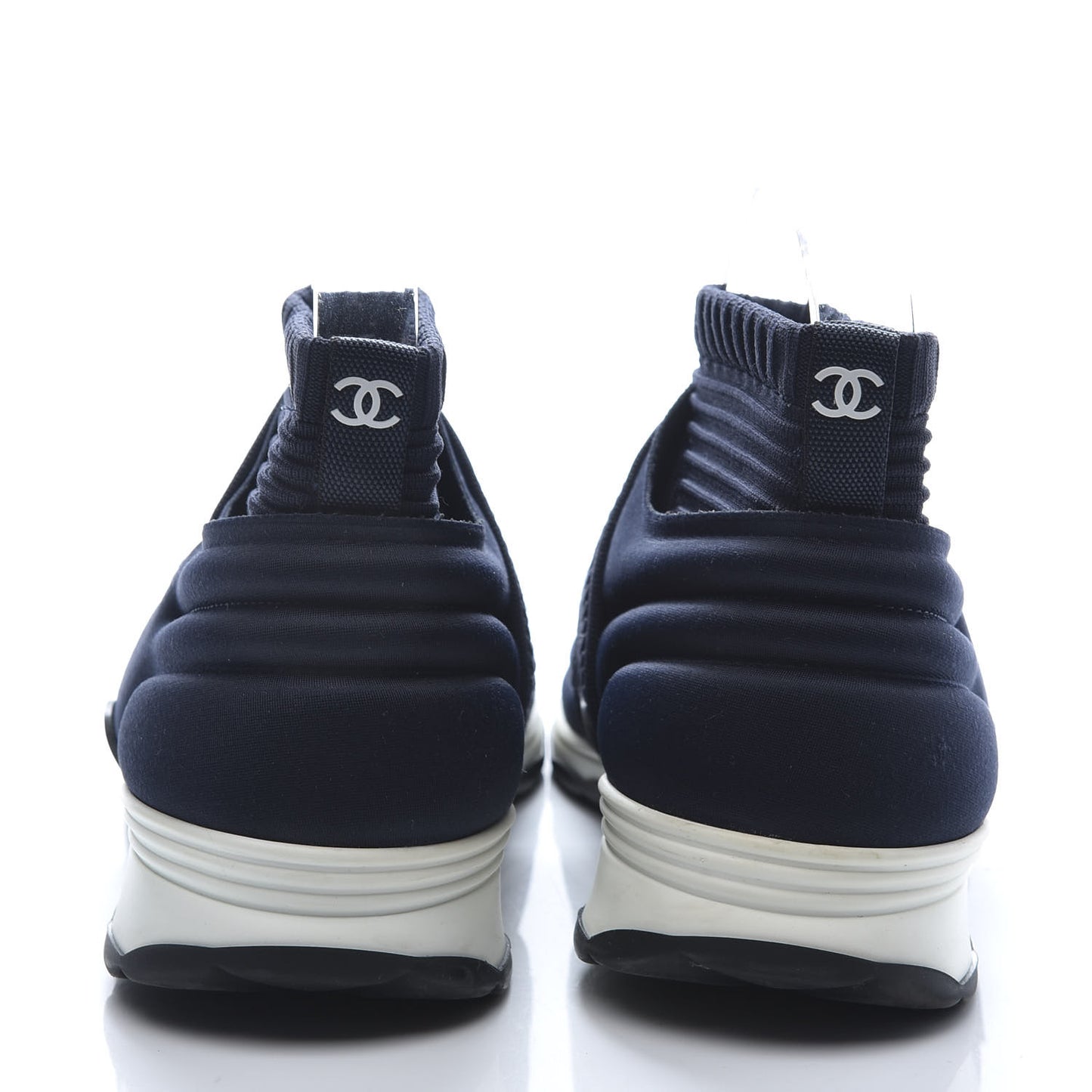 Stretch Fabric CC Sneakers 39 Blue