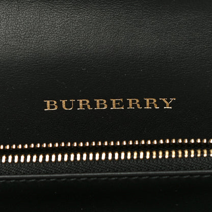 Burberry Grainy Calfskin Bridle Small Madison Buckle Bag Tan Black 4 of 9