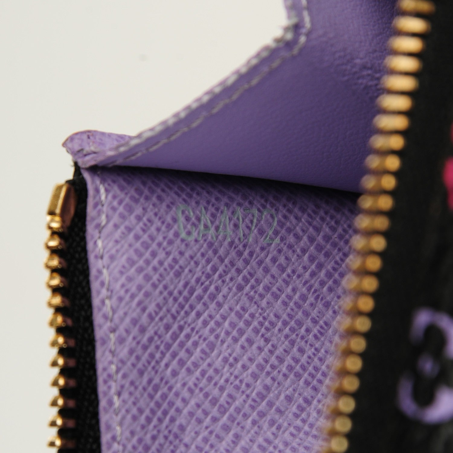 Louis Vuitton Monogram Multicolor Key Pouch Black Violet 7 of 7