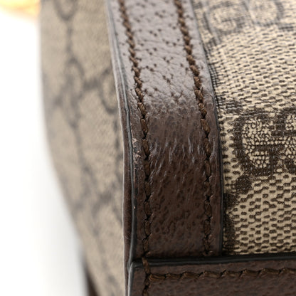 Gucci GG Supreme Monogram Small Ophidia Tote Bag Brown 11 of 12