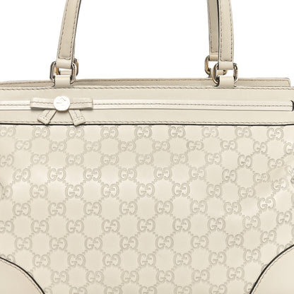 Gucci Guccissima Medium Mayfair Tote Off White 8 of 10
