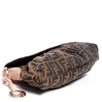 Fendi Zucca Cuoio Lucido Small Chef Shoulder Bag Tobacco Bois de Rose 3 of 10