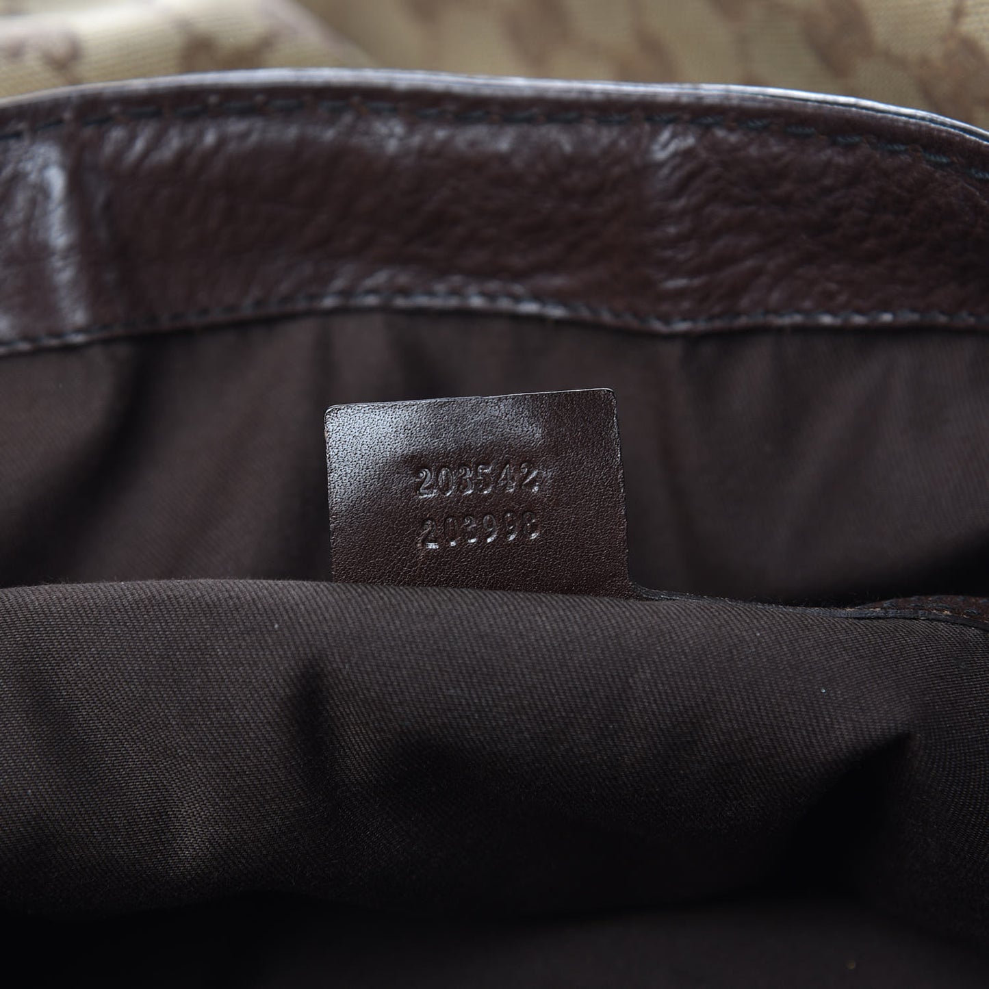 Monogram Large Jockey Hobo Dark Brown