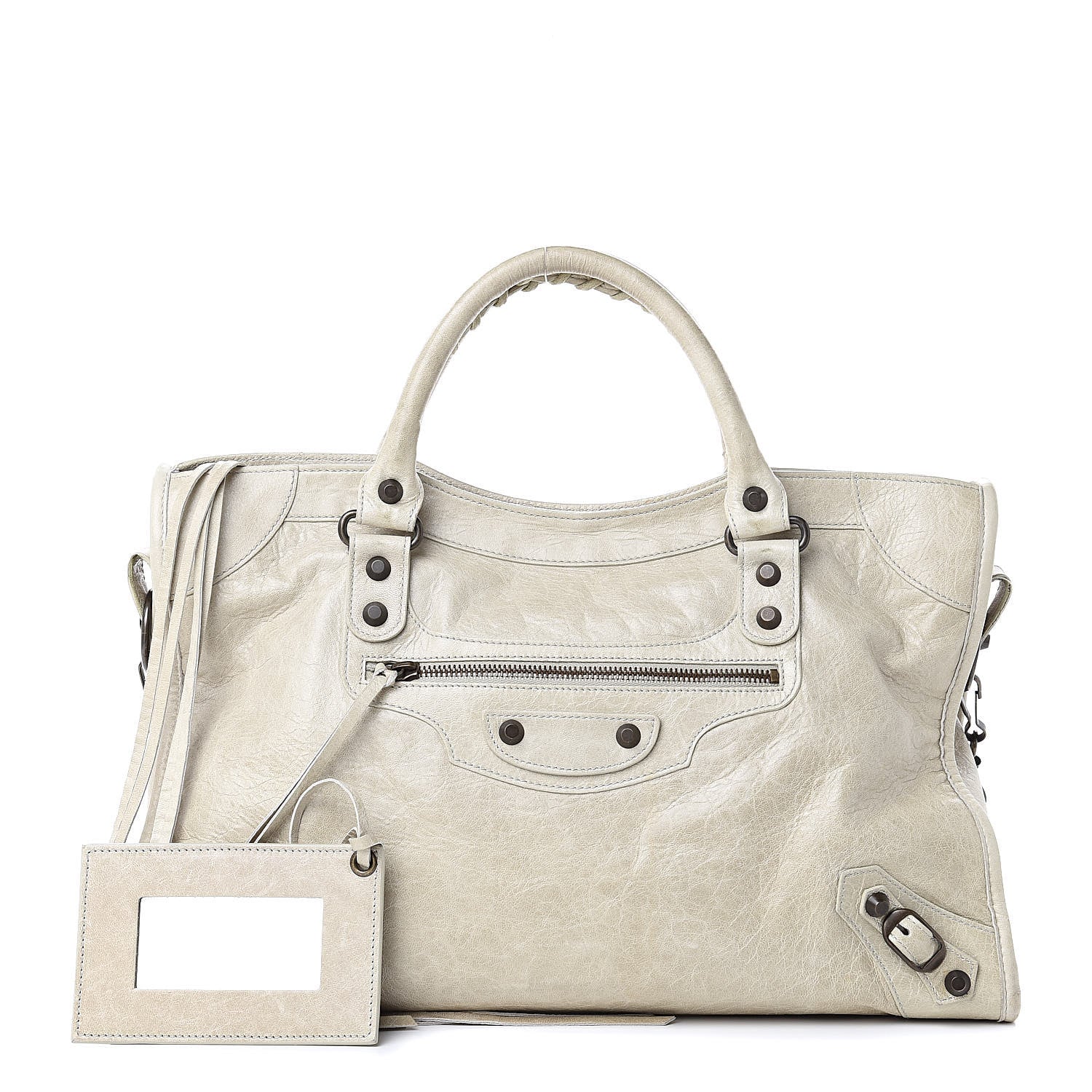 Balenciaga Agneau Classic Hardware City White 1 of 16