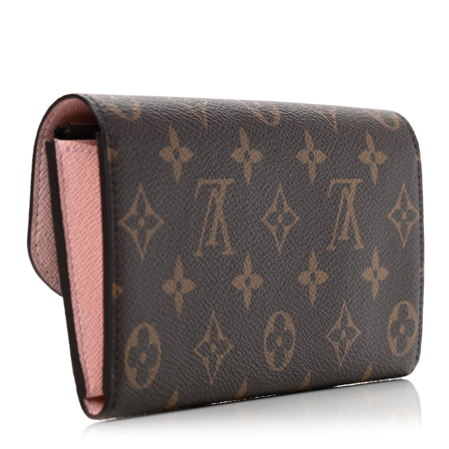 Louis Vuitton Monogram Emilie Wallet Rose Ballerine 3 of 7