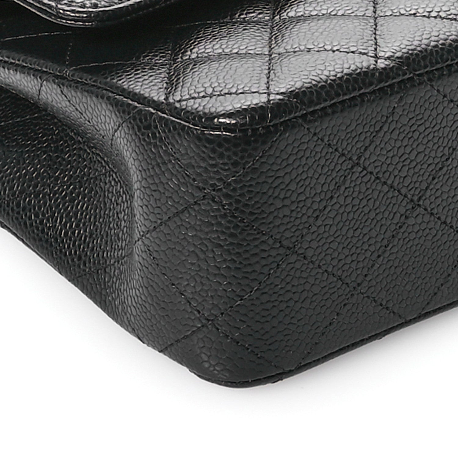 Chanel Caviar Quilted Medium Double Flap Black 9 of 11