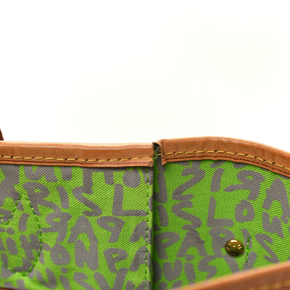 Louis Vuitton Monogram Graffiti Neverfull GM Green 13 of 14