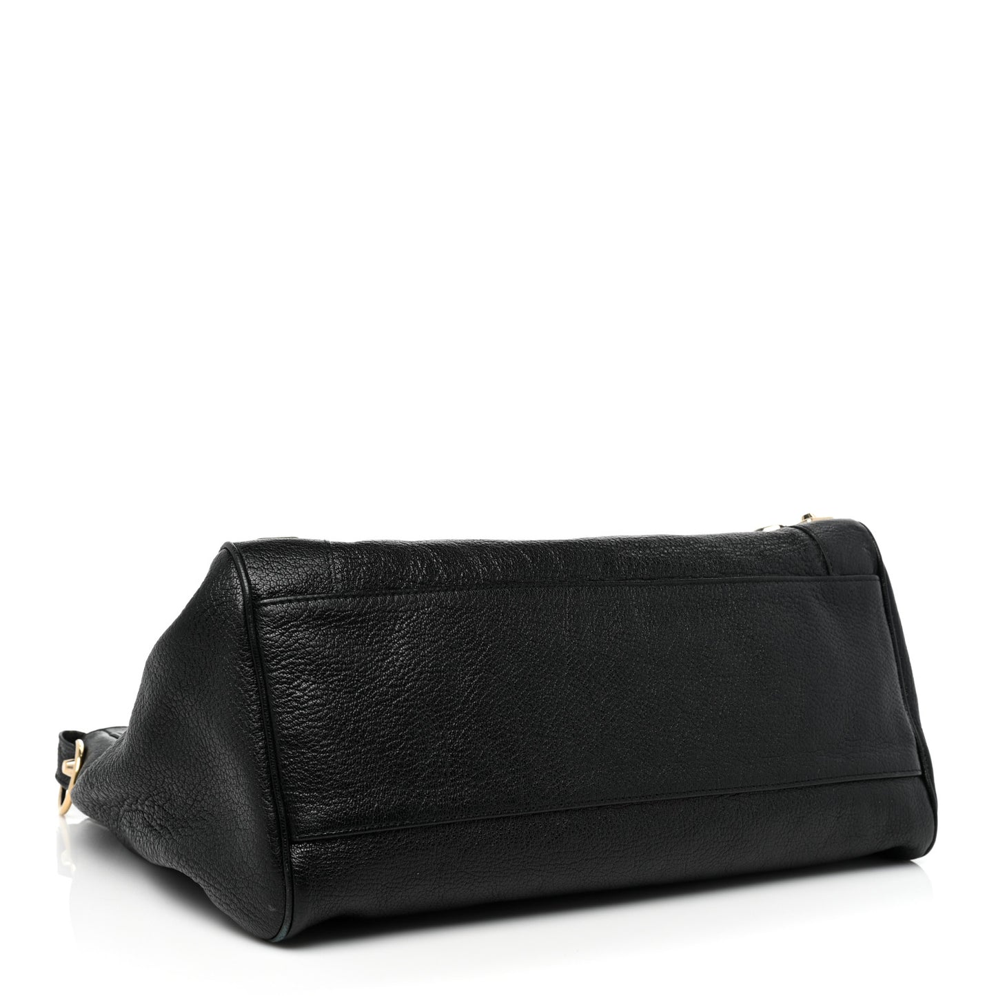 Chevre Gold Metallic Edge Hardware Velo Black