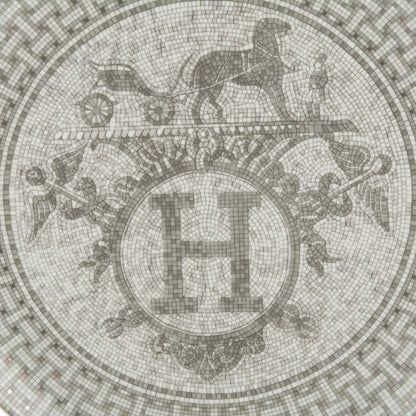 Hermes Porcelain Mosaique au 24 Platine Tart Platter 3 of 7