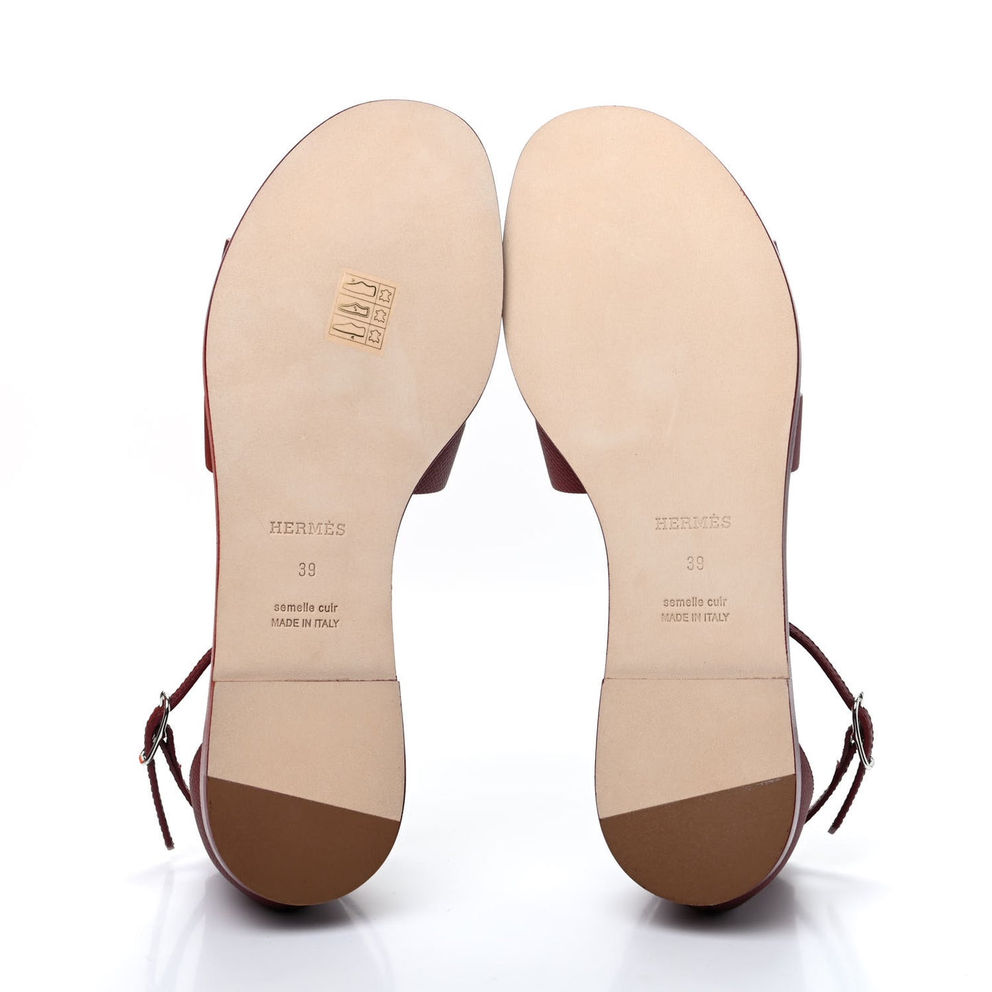 Epsom Santorini Sandals 39 Rouge Tomette