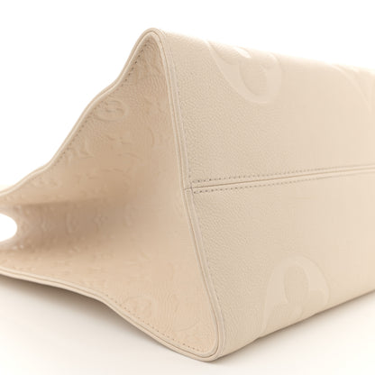 Louis Vuitton Empreinte Monogram Giant Onthego GM Creme 9 of 12