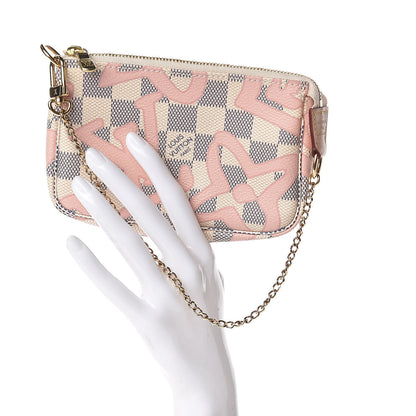 Louis Vuitton Damier Azur Tahitienne Mini Pochette Accessories 2 of 8