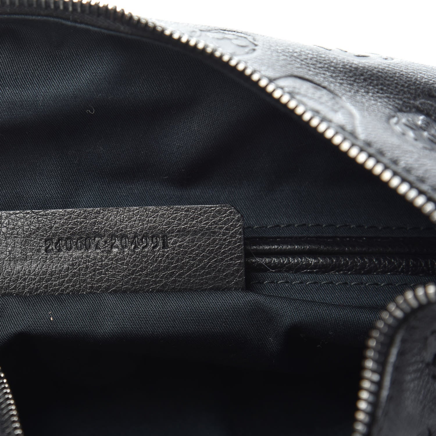 Alexander McQueen Calfskin Skull Embossed De Manta Clutch Black 7 of 12