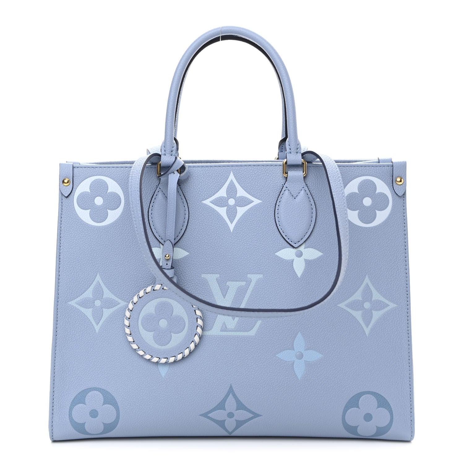 Louis Vuitton Empreinte Monogram Giant By The Pool Onthego MM Summer Blue 1 of 10