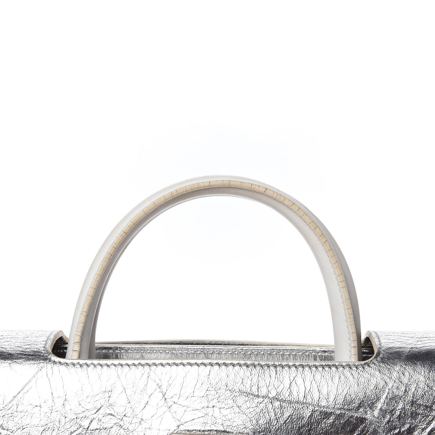 Christian Dior Metallic Calfskin Medium Diorever Flap Silver 15 of 19